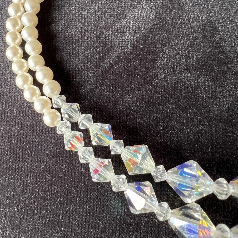 Costume Jewelry 15 inch Double Strand